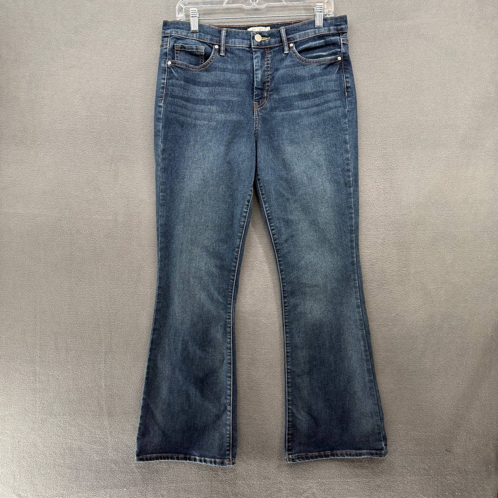 Jessica Simpson Jeans Womens 10/30 High Rise Five Pocket Flare Dark Wash